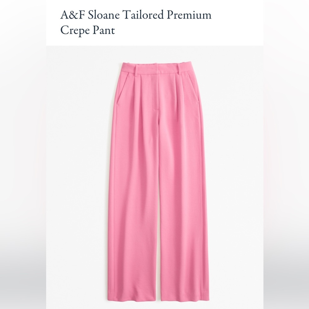 Abercrombie Sloane pants in pink